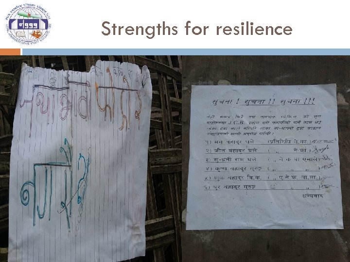 Strengths for resilience 