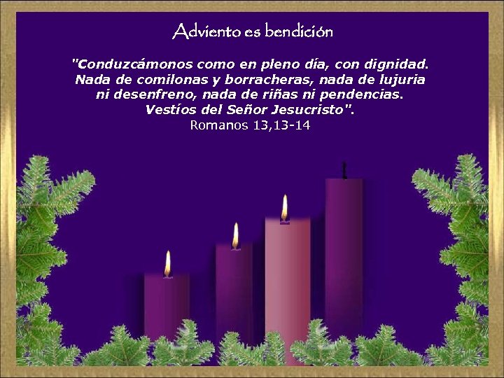 Adviento es bendición 