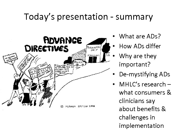 Today’s presentation - summary • What are ADs? • How ADs differ • Why