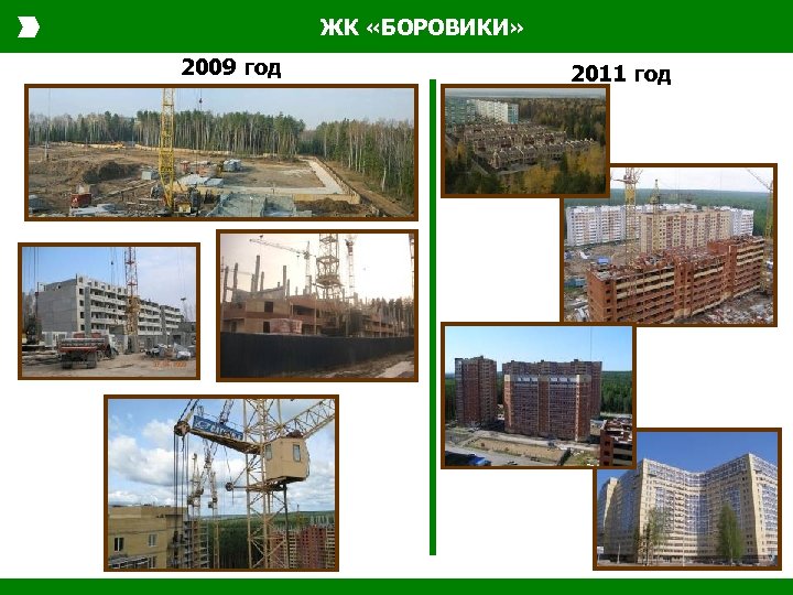 ЖК ЦИФРАХ (история и прогноз) РАЗВИТИЕ KD GROUP В «БОРОВИКИ» 2009 год 2011 год