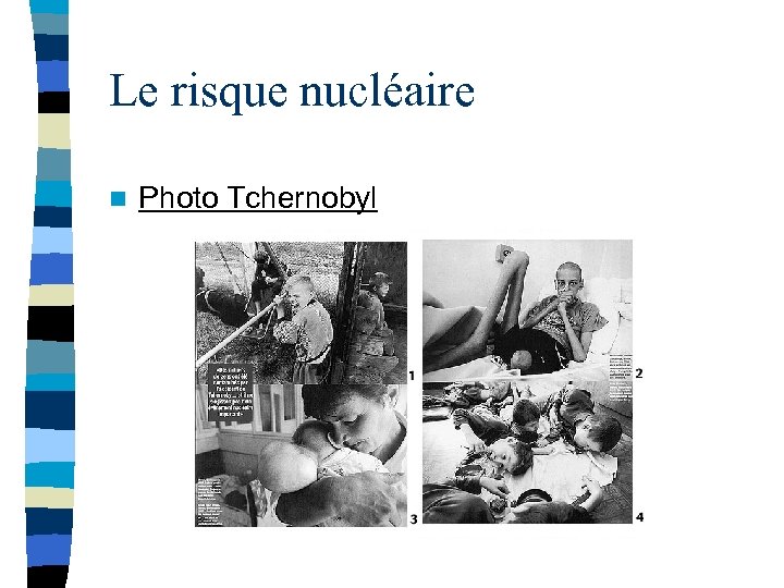 Le risque nucléaire n Photo Tchernobyl 