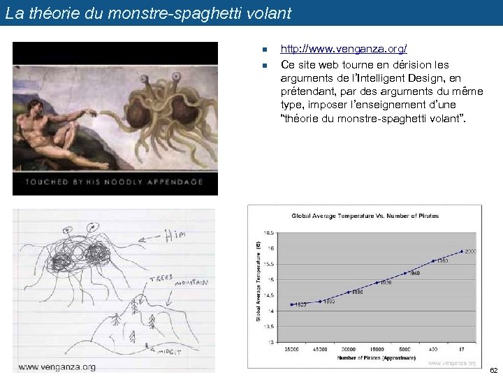 La théorie du monstre-spaghetti volant n n http: //www. venganza. org/ Ce site web