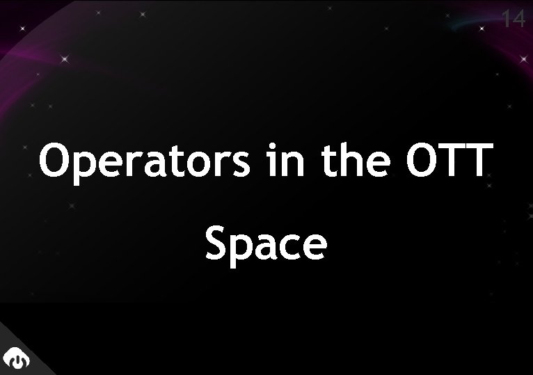 14 Operators in the OTT Space 