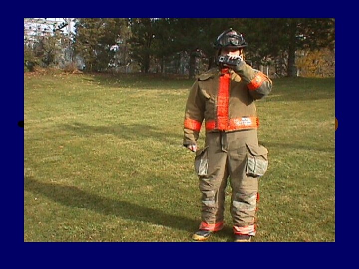 Slide of LZ officer, in turnout 