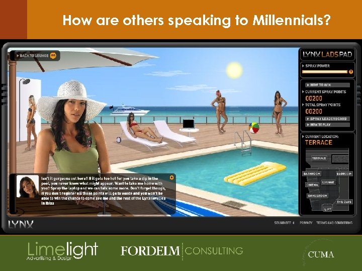 How are others speaking to Millennials? 