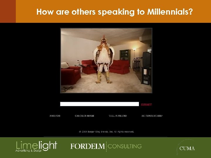 How are others speaking to Millennials? 