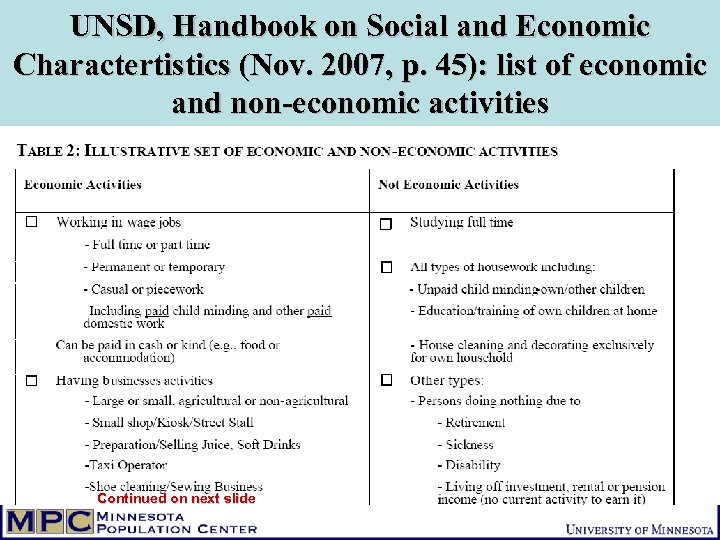 Engendering Economic Activity In Population Censuses Robert