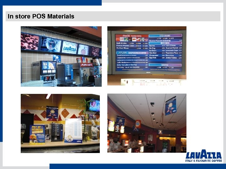 In store POS Materials 