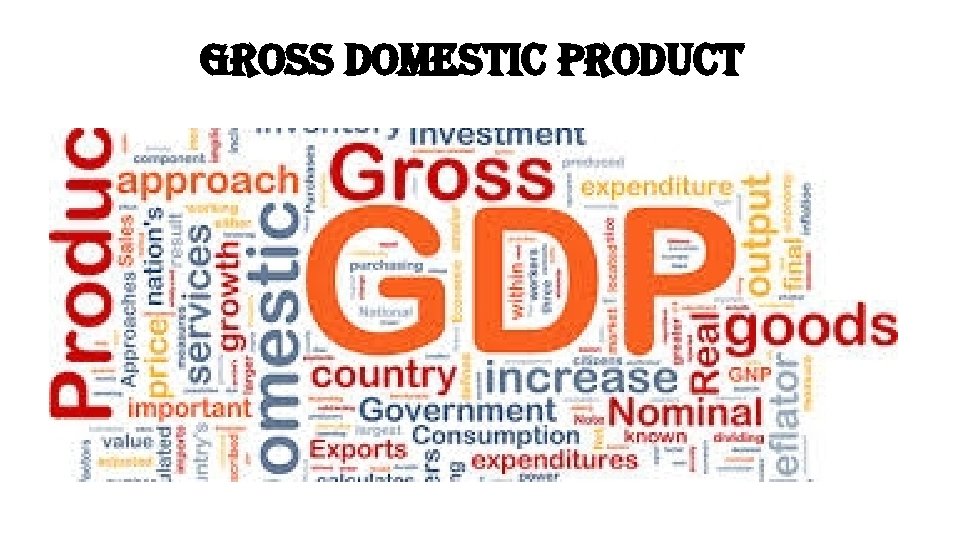 Gross domestic Product 