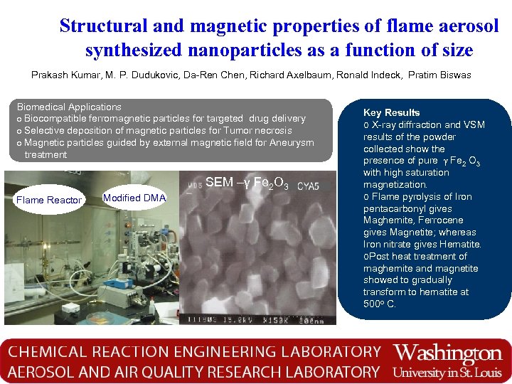 Structural and magnetic properties of flame aerosol synthesized nanoparticles as a function of size