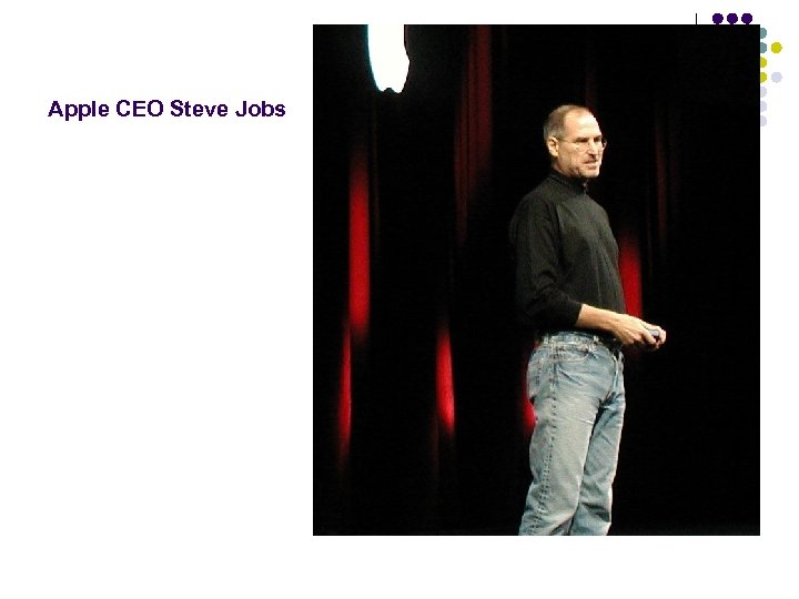 Apple CEO Steve Jobs 