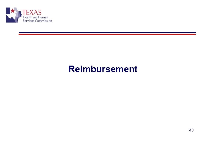 Reimbursement 40 