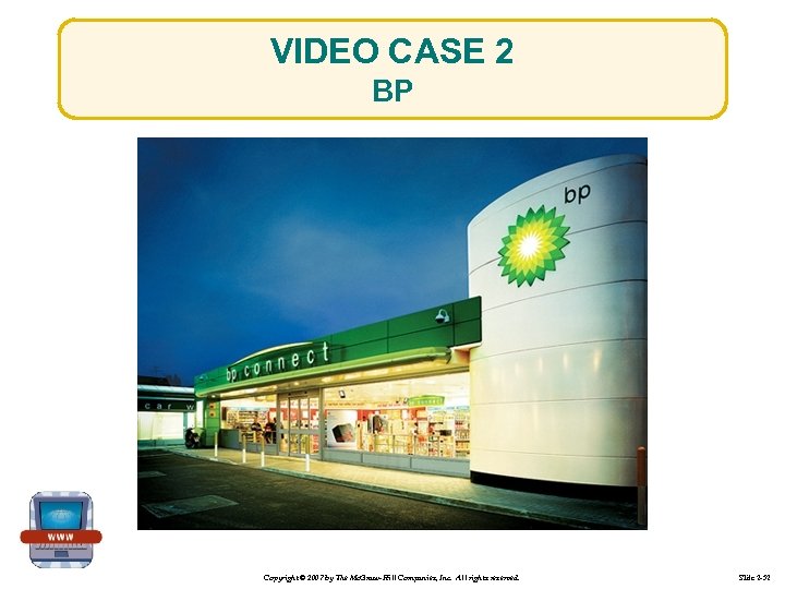 VIDEO CASE 2 BP Copyright © 2007 by The Mc. Graw-Hill Companies, Inc. All