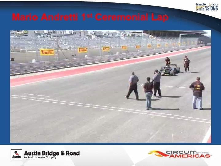 Mario Andretti 1 st Ceremonial Lap 