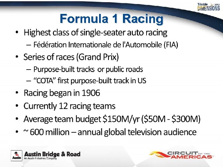 Formula 1 Racing 