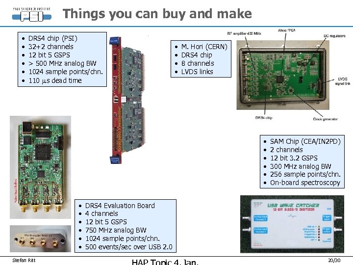 Things you can buy and make • • • DRS 4 chip (PSI) 32+2