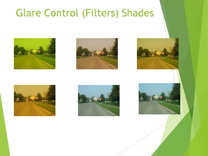 Glare Control (Filters) Shades 