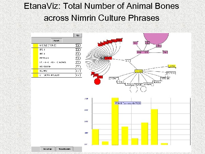 Etana. Viz: Total Number of Animal Bones across Nimrin Culture Phrases 