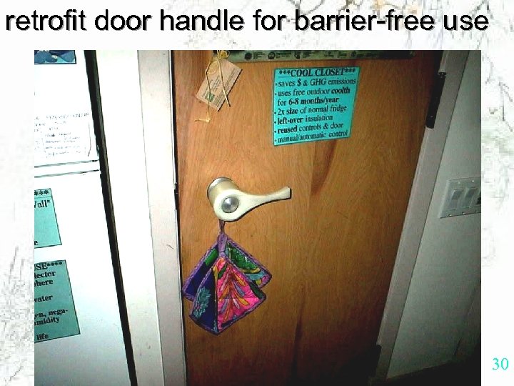 retrofit door handle for barrier-free use 30 