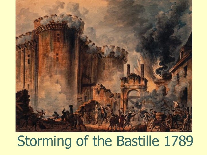 Storming of the Bastille 1789 