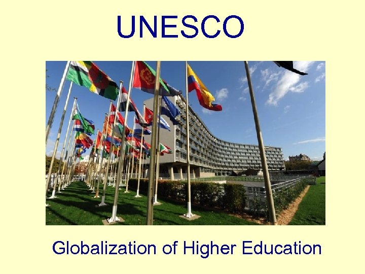 UNESCO Globalization of Higher Education 