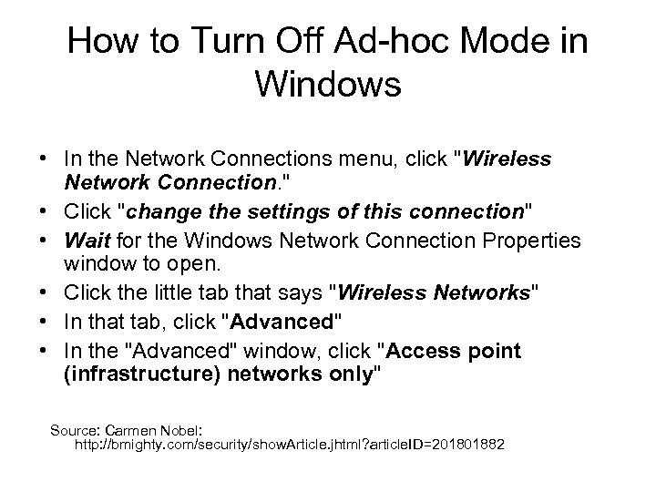 How to Turn Off Ad-hoc Mode in Windows • In the Network Connections menu,