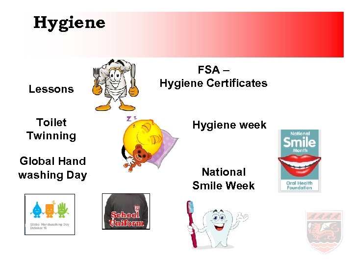 Hygiene Lessons Toilet Twinning Global Hand washing Day FSA – Hygiene Certificates Hygiene week