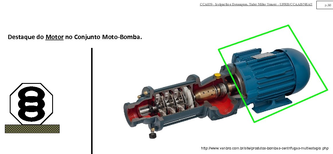 CCA 039 - Irrigação e Drenagem. Tales Miler Soares - UFRB/CCAAB/NEAS p. 30 Destaque