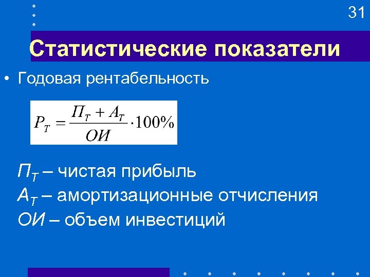 Годовой показатель. Статистические показатели. Годовая рентабельность. Статистический показатель это в статистике. Чистая прибыль и амортизационные отчисления.