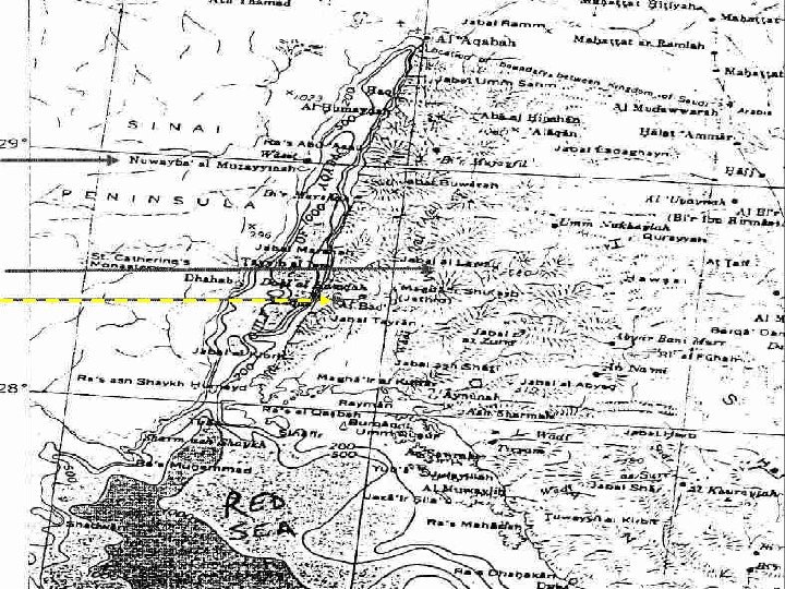 Al Bad - Moradia de Jetro? Um antigo mapa encontrado na Arábia mostra que