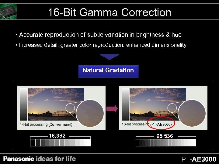 16 -Bit Gamma Correction • Accurate reproduction of subtle variation in brightness & hue