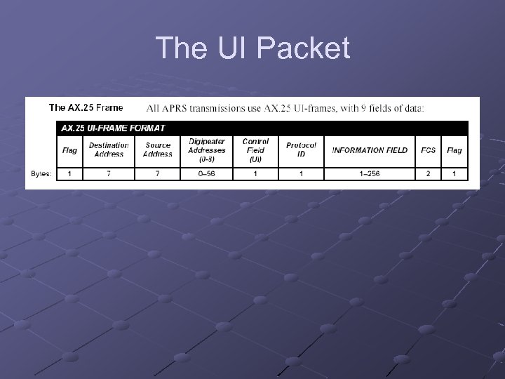 The UI Packet 