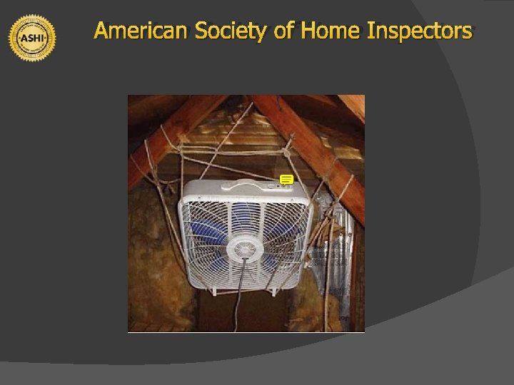 American Society of Home Inspectors 