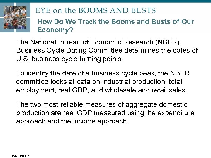 How Do We Track the Booms and Busts of Our Economy? The National Bureau