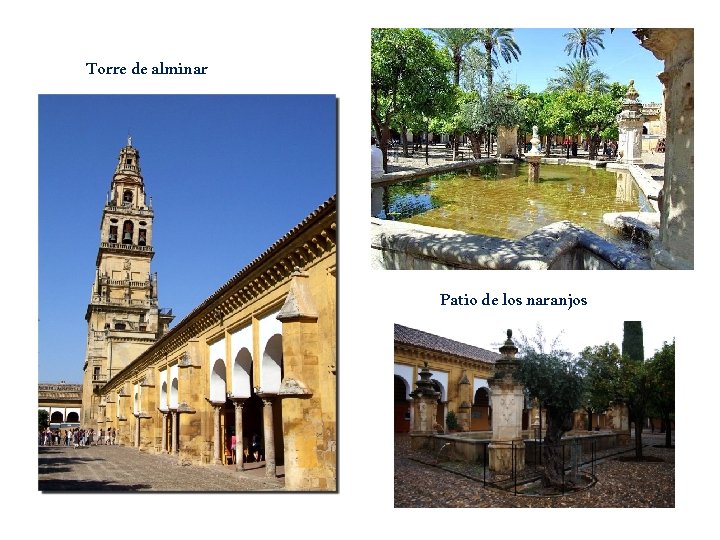Torre de alminar Patio de los naranjos 
