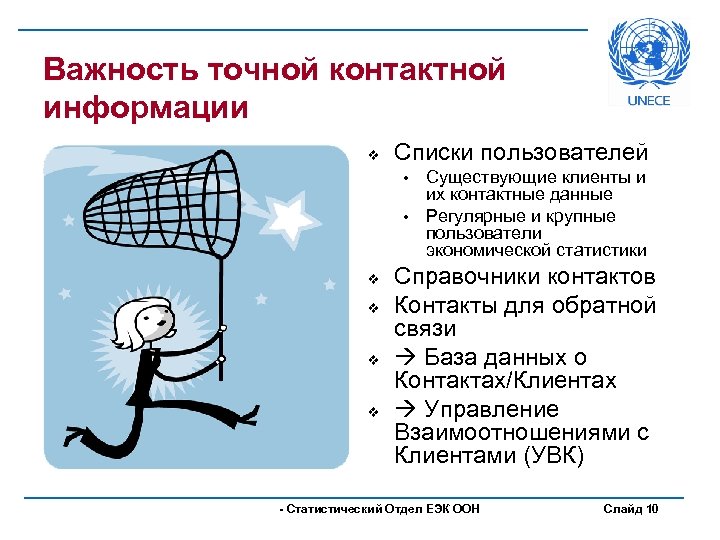 Важность точной контактной информации v Списки пользователей Существующие клиенты и их контактные данные •