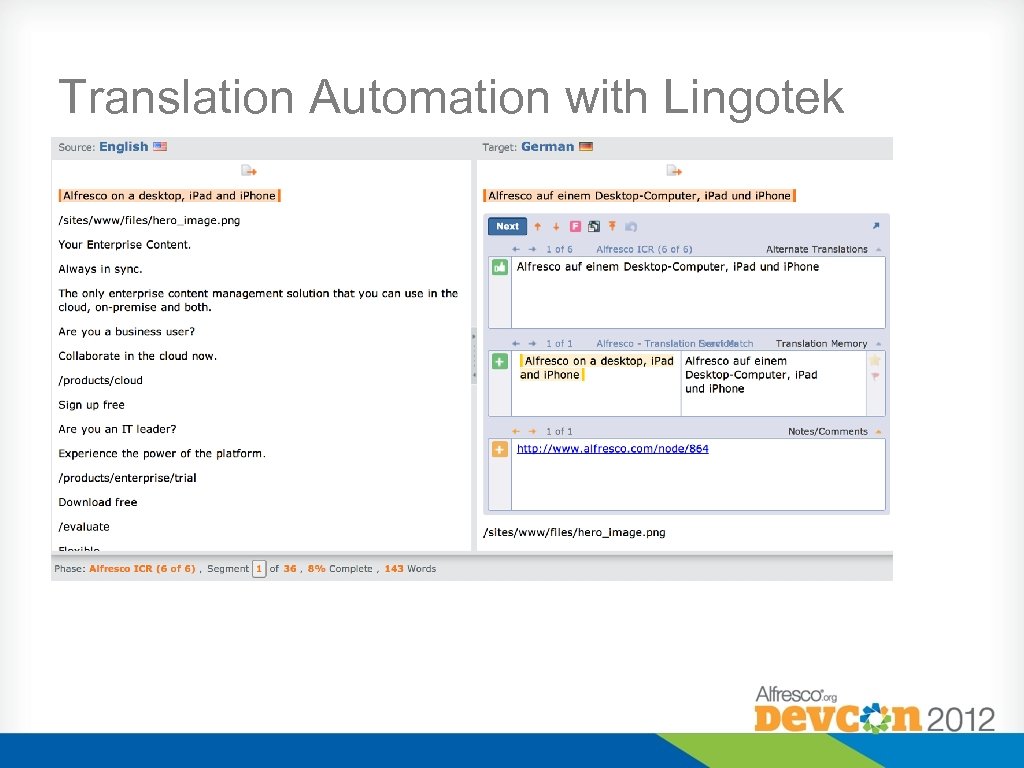 Translation Automation with Lingotek 