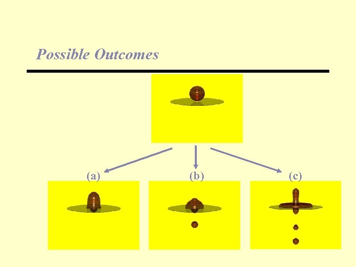 Possible Outcomes (a) (b) (c) 