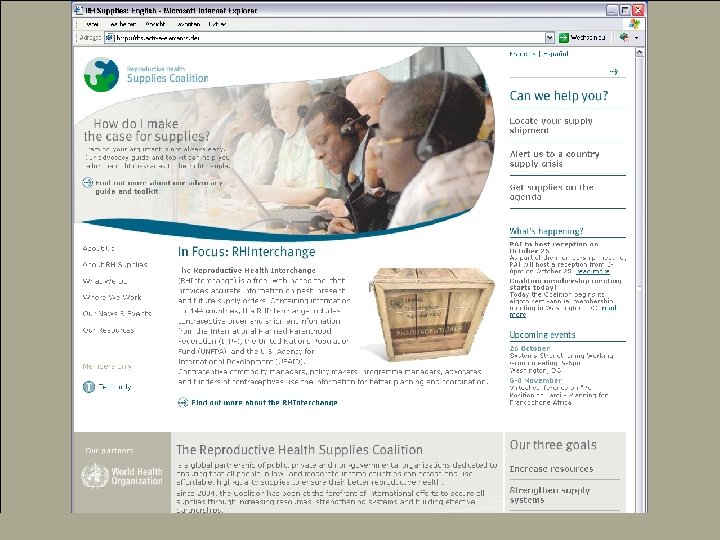 24 October 2007 Washington Membership Meeting London Membership Meeting 