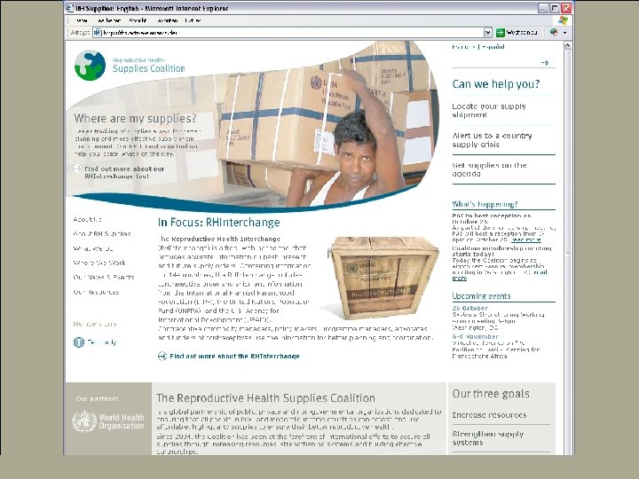 24 October 2007 Washington Membership Meeting London Membership Meeting 