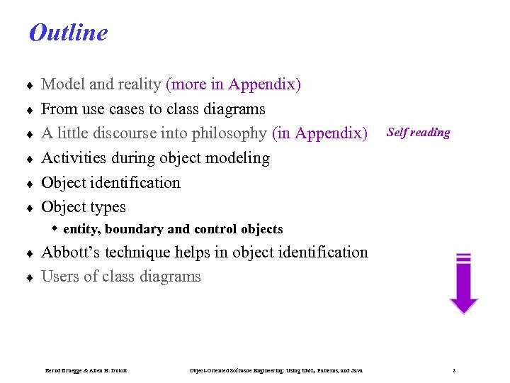 Outline ¨ ¨ ¨ Model and reality (more in Appendix) From use cases to