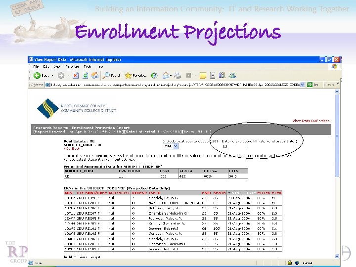 Enrollment Projections 
