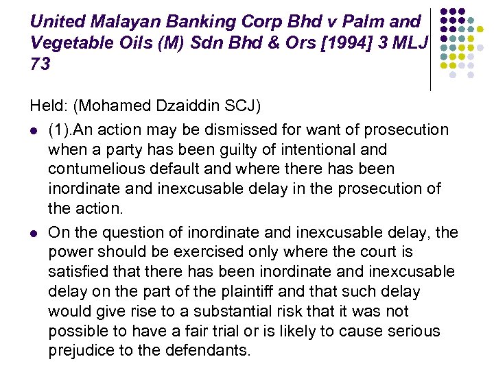 United Malayan Banking Corp Bhd v Palm and Vegetable Oils (M) Sdn Bhd &