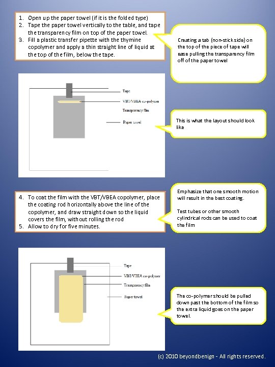 1. Open up the paper towel (if it is the folded type) 2. Tape