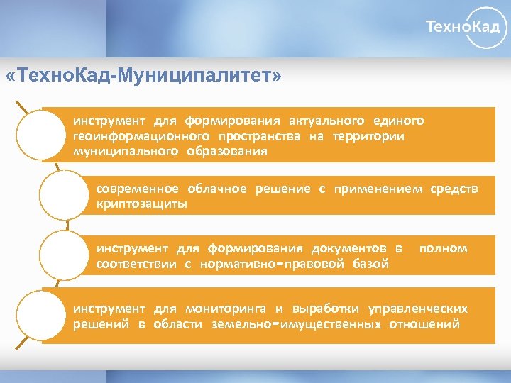  «Техно. Кад-Муниципалитет» инструмент для формирования актуального единого геоинформационного пространства на территории муниципального образования