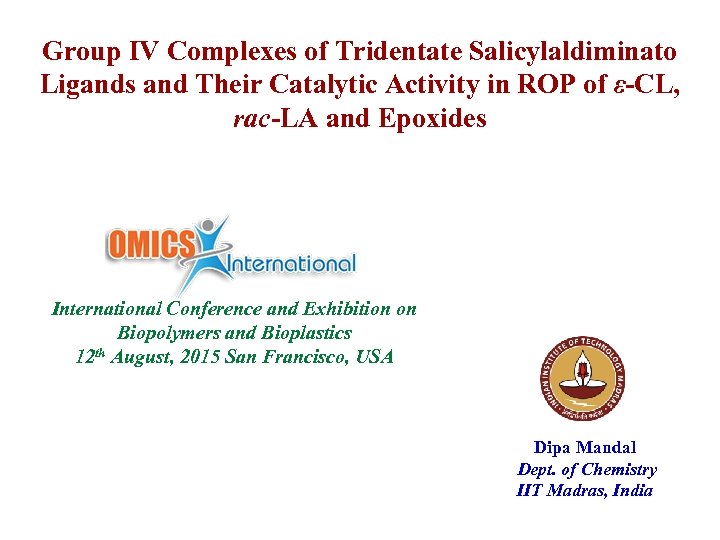 Group IV Complexes of Tridentate Salicylaldiminato Ligands and Their Catalytic Activity in ROP of