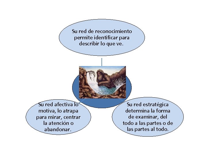 Su red de reconocimiento permite identificar para describir lo que ve. . Su red