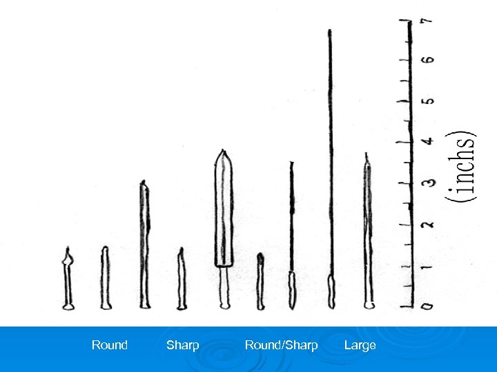 Long Nine needles (2, 200 years ago) Sword Fine Pressure Arrowhead Round Sharp Round/Sharp