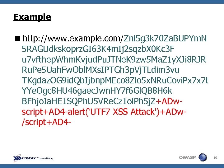 Example <http: //www. example. com/Znl 5 g 3 k 70 Za. BUPYm. N 5