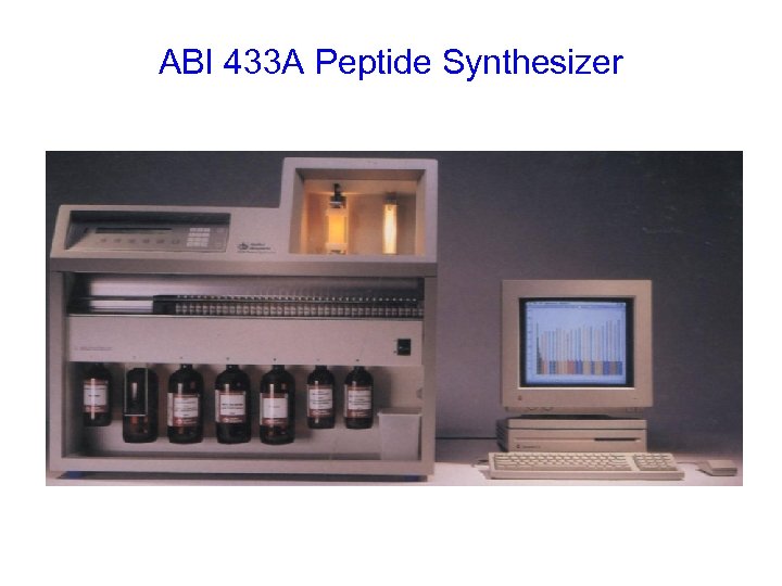 ABI 433 A Peptide Synthesizer 